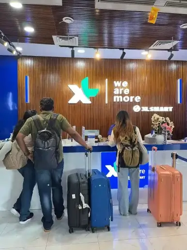 XL SIM card store at Ngurah Rai International Airport Bali