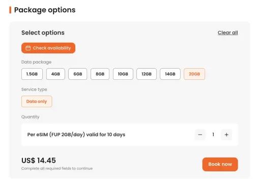 eSIM Roaming Price Pricier